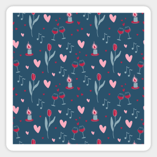 Valentine's day pattern Sticker